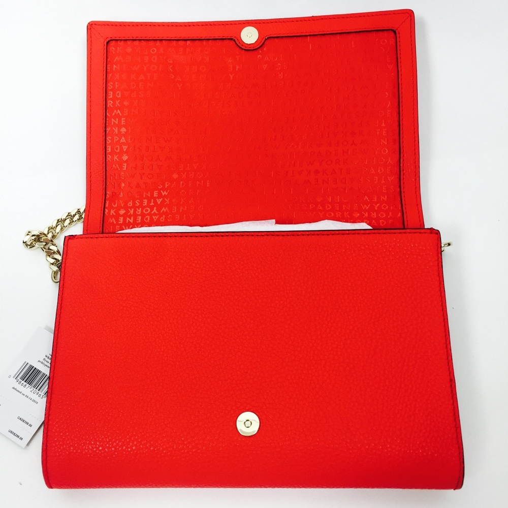 Kate Spade New York Valencia Cross body Bag Red - Picture 4 of 6